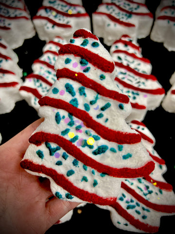Christmas Tree Cake Bath Bomb