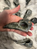 Labradorite Raven Skull