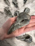Labradorite Raven Skull