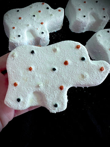 Halloween Frosted Elephant Cookie Bath Bomb