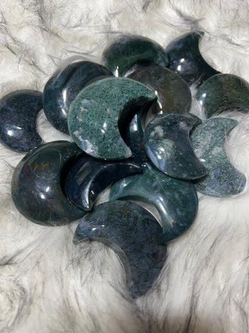 Moss Agate Moon